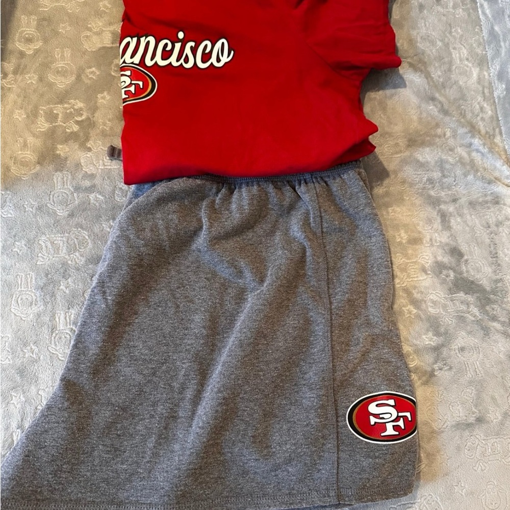 Fanatics Gray Athletic Shorts San Francisco 49ers